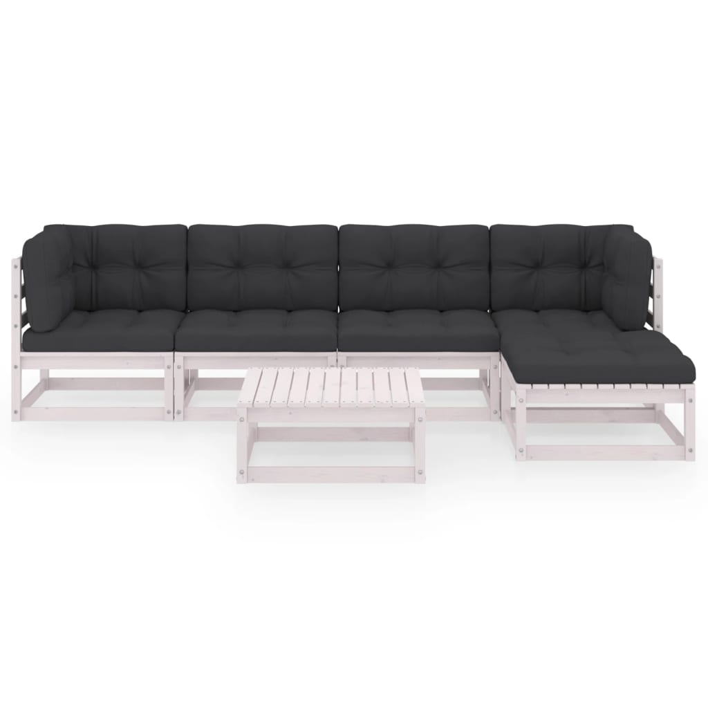 Hagesofagruppe Med Puter 6 Deler Heltre Furu