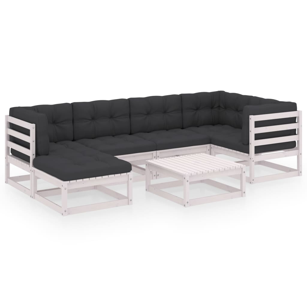 Hagesofagruppe Med Puter 7 Deler Heltre Furu