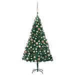 Forhåndsbelyst Kunstig Juletre Med Kulesett Grønn 120 Cm Pvc