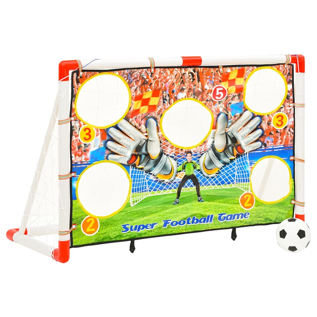 Fotballmålsett For Barn Med Målvegg 120X51X77,5 Cm