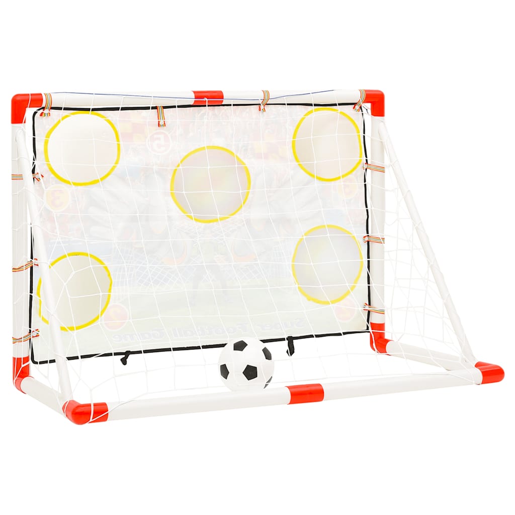 Fotballmålsett For Barn Med Målvegg 120X51X77,5 Cm