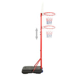 Bærbart Basketballkurvsett Justerbart 200-236 Cm
