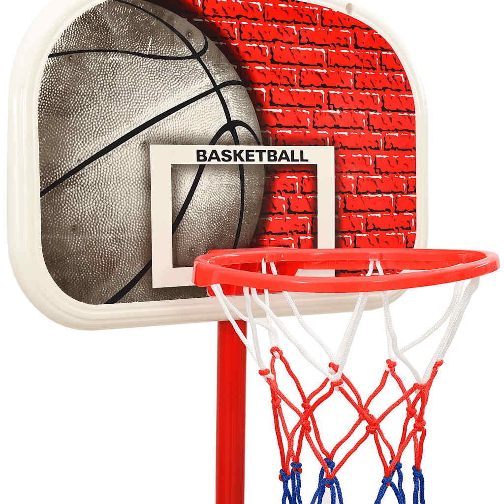 Bærbart Basketballkurvsett Justerbart 138,5-166 Cm