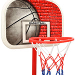 Bærbart Basketballkurvsett Justerbart 138,5-166 Cm
