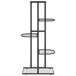 Blomsterstativ Med 5 Etasjer 43X22X98 Cm Svart Metall