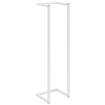 Håndklestativ 25X20X95 Cm Stål Hvit