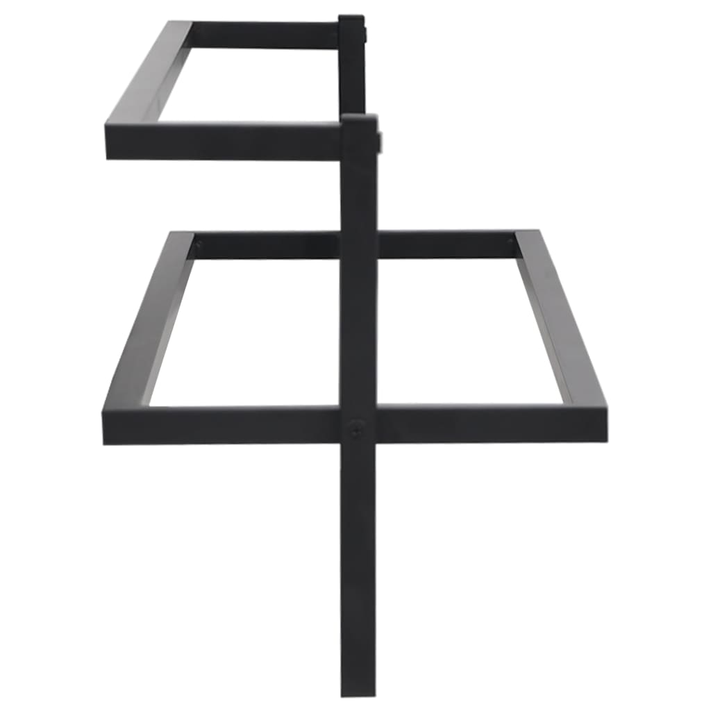 Håndklestativ Svart 95X25X22 Cm Jern