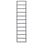 Håndklestativ 24X12X96 Cm Svart Stål