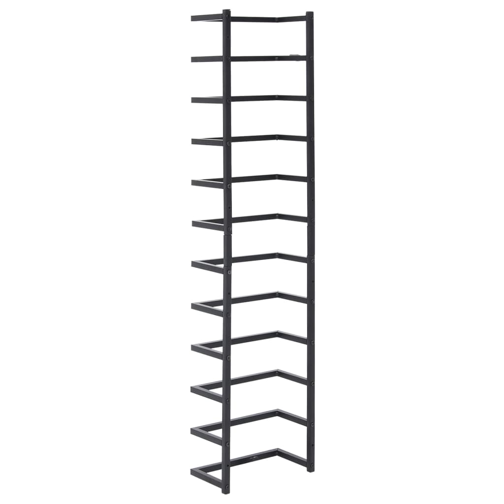 Håndklestativ 24X12X96 Cm Svart Stål