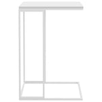 Sidebord Hvit 40X30X59 Cm Konstruert Tre