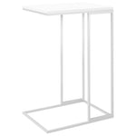 Sidebord Hvit 40X30X59 Cm Konstruert Tre