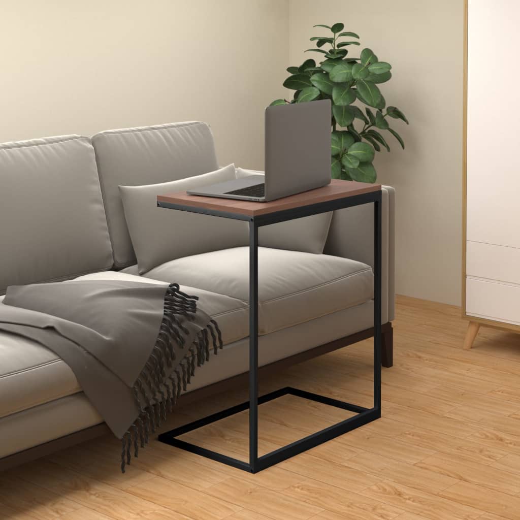 Sidebord Svart 55X35X66 Cm Konstruert Tre