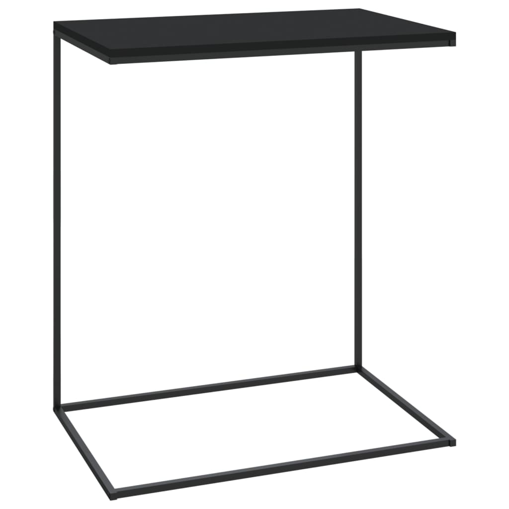 Sidebord Svart 55X35X66 Cm Konstruert Tre