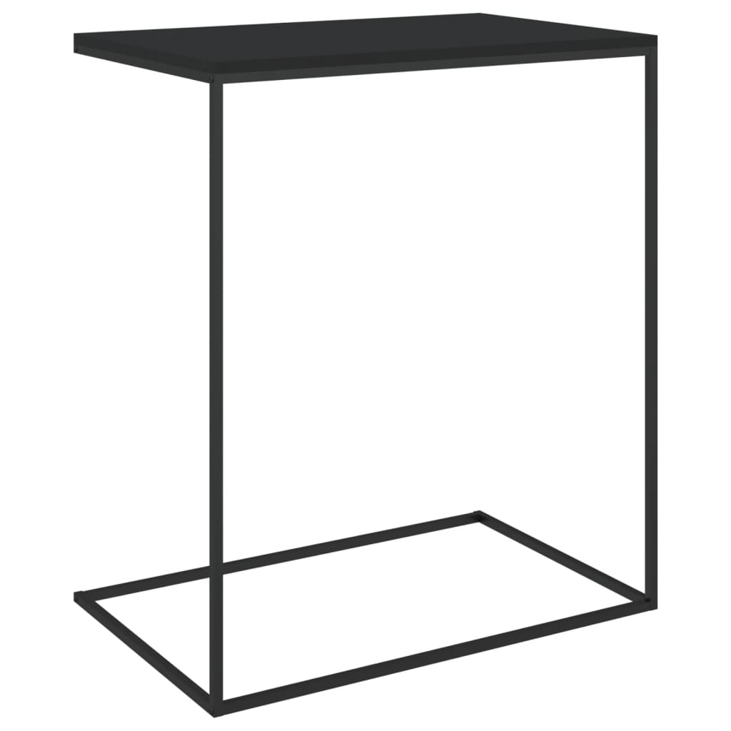 Sidebord Svart 55X35X66 Cm Konstruert Tre