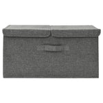 Oppbevaringsboks Stoff 50X30X25 Cm Antrasitt