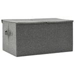 Oppbevaringsboks Stoff 50X30X25 Cm Antrasitt