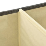 Oppbevaringsboks Stoff 50X30X25 Cm Antrasitt
