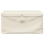 Oppbevaringsboks Stoff 50X30X25 Cm Kremhvit