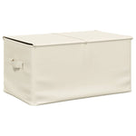 Oppbevaringsboks Stoff 50X30X25 Cm Kremhvit