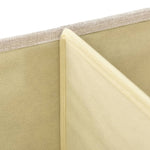 Oppbevaringsboks Stoff 50X30X25 Cm Kremhvit