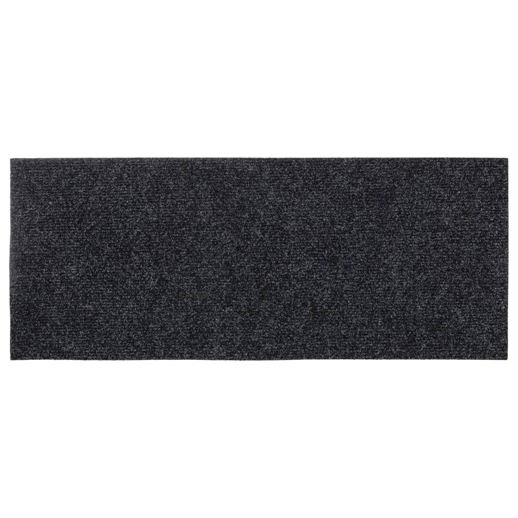 Selvklebende Trappematter 15 Stk 60X25 Cm Grå