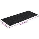 Selvklebende Trappematter 15 Stk 60X25 Cm Grå