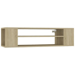 Hengende Tv-Benk Sonoma Eik 100X30X26,5 Cm Konstruert Tre