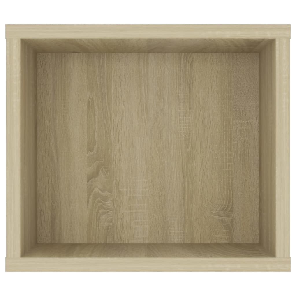 Hengende Tv-Benk Sonoma Eik 100X30X26,5 Cm Konstruert Tre