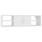 Vegghylle Hvit 102X30X29 Cm Konstruert Tre
