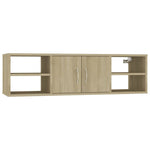 Vegghylle Sonoma Eik 102X30X29 Cm Konstruert Tre