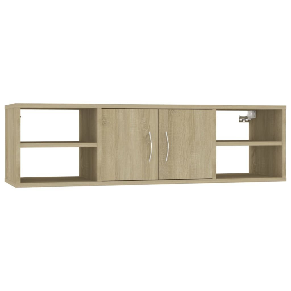 Vegghylle Sonoma Eik 102X30X29 Cm Konstruert Tre