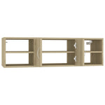 Vegghylle Sonoma Eik 102X30X29 Cm Konstruert Tre