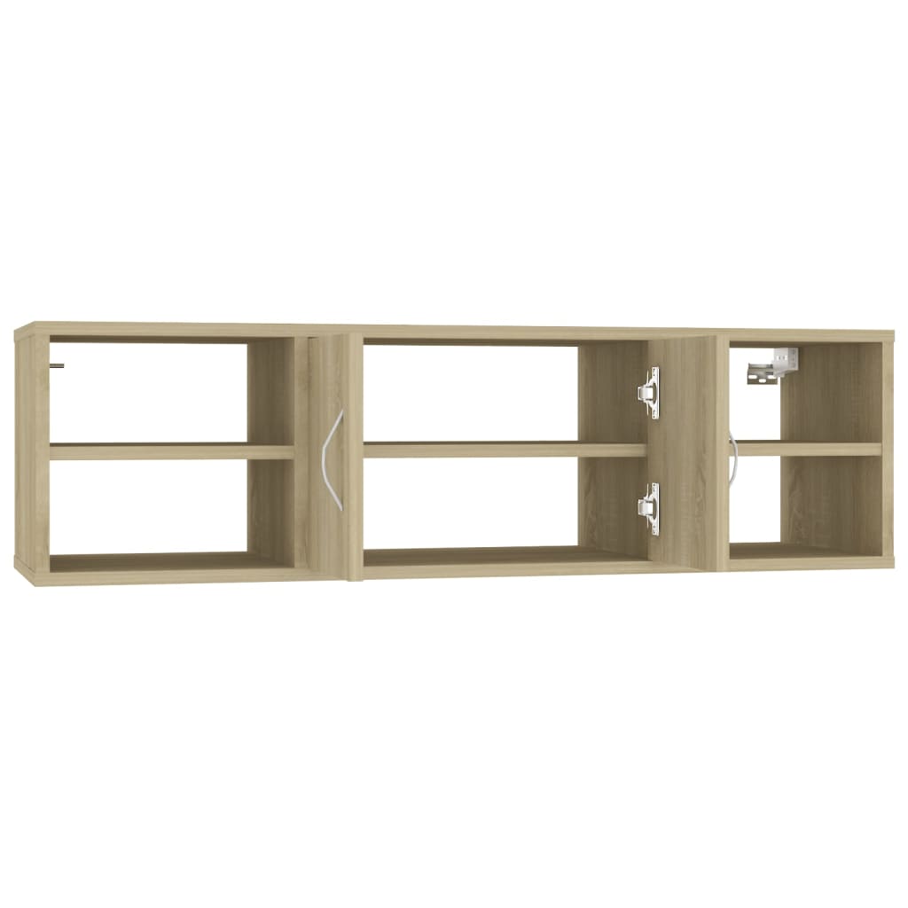 Vegghylle Sonoma Eik 102X30X29 Cm Konstruert Tre