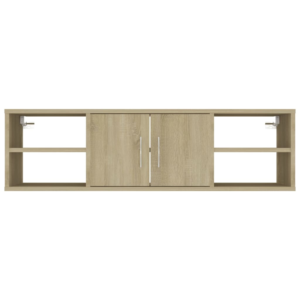 Vegghylle Sonoma Eik 102X30X29 Cm Konstruert Tre