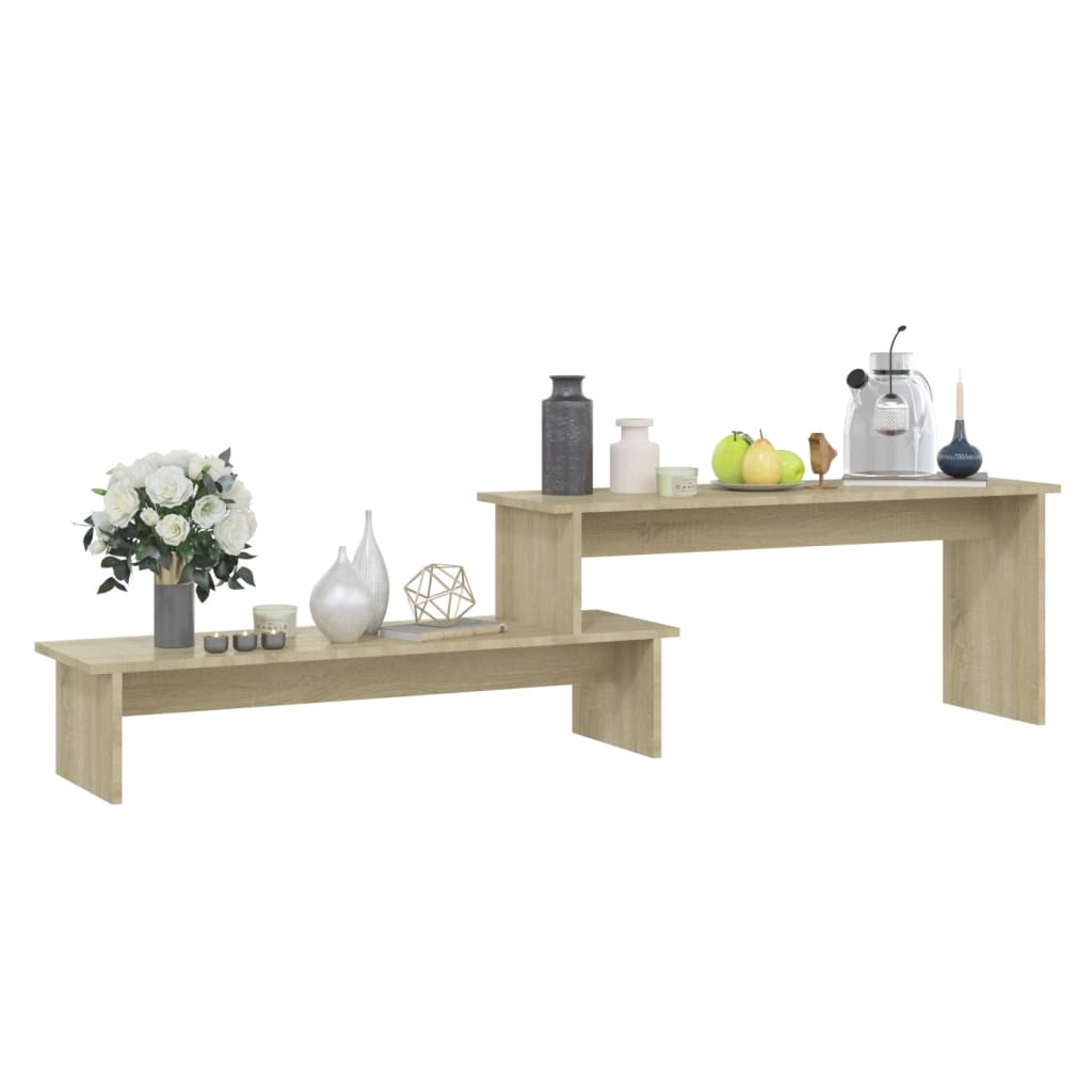 Tv-Benk Sonoma Eik 180X30X43 Cm Konstruert Tre