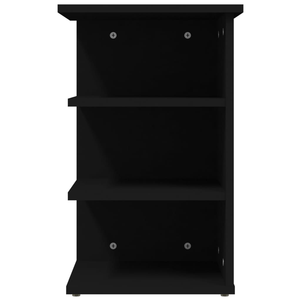 Sideskap Svart 35X35X55 Cm Konstruert Tre