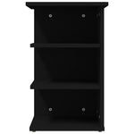 Sideskap Svart 35X35X55 Cm Konstruert Tre