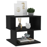Sidebord Svart 40X40X40 Cm Sponplate