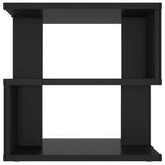 Sidebord Svart 40X40X40 Cm Sponplate