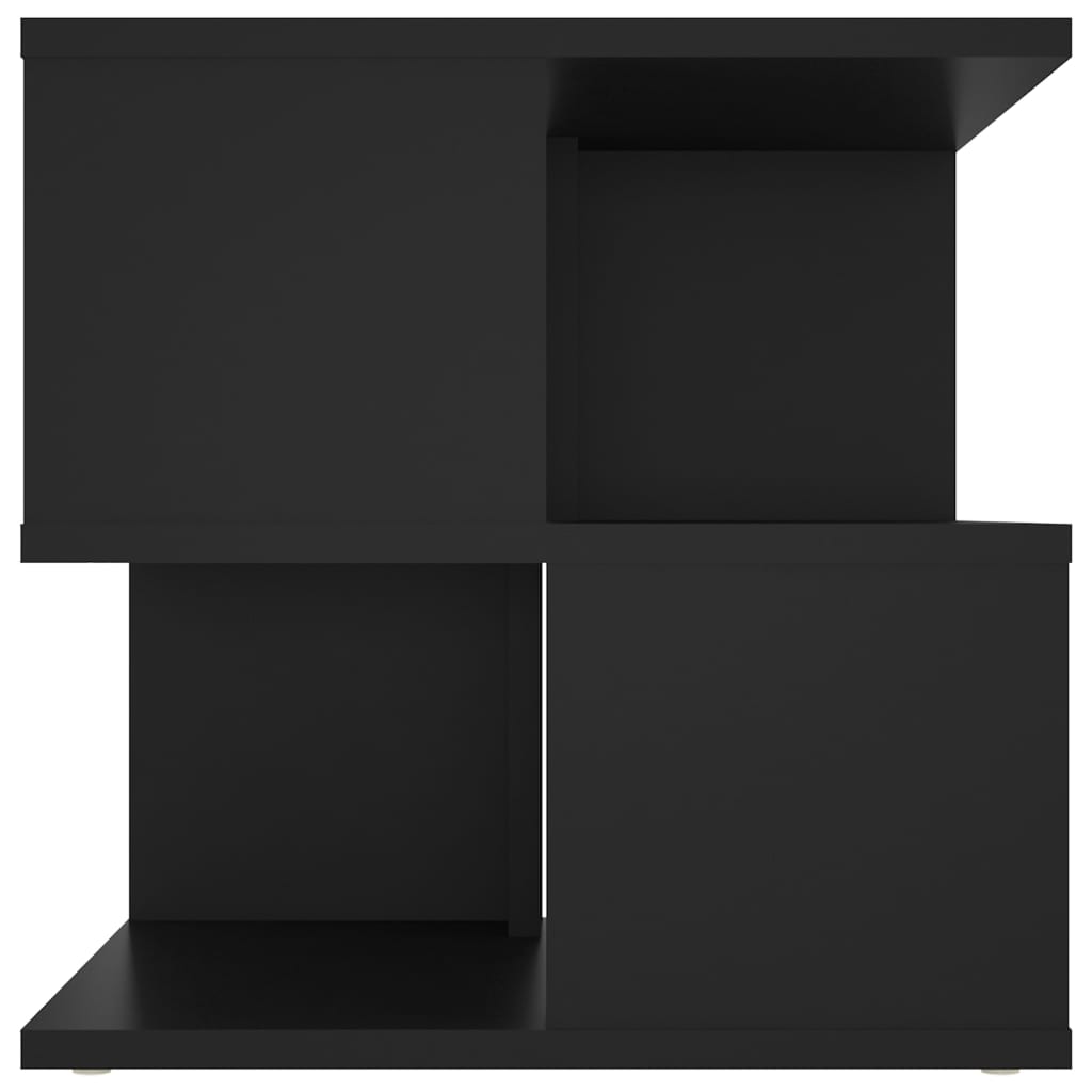 Sidebord Svart 40X40X40 Cm Sponplate