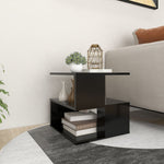 Sidebord Svart 40X40X40 Cm Sponplate