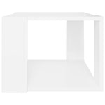 Salongbord Hvit 40X40X30 Cm Konstruert Tre