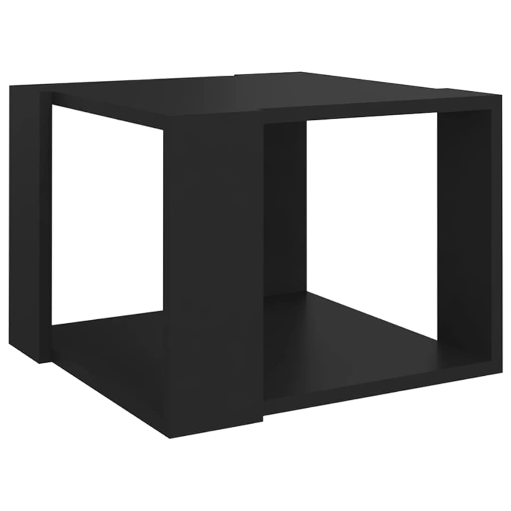 Salongbord Svart 40X40X30 Cm Konstruert Tre