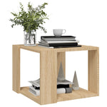 Salongbord Sonoma Eik 40X40X30 Cm Konstruert Tre