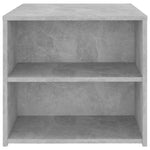 Sidebord Betonggrå 50X50X45 Cm Konstruert Tre