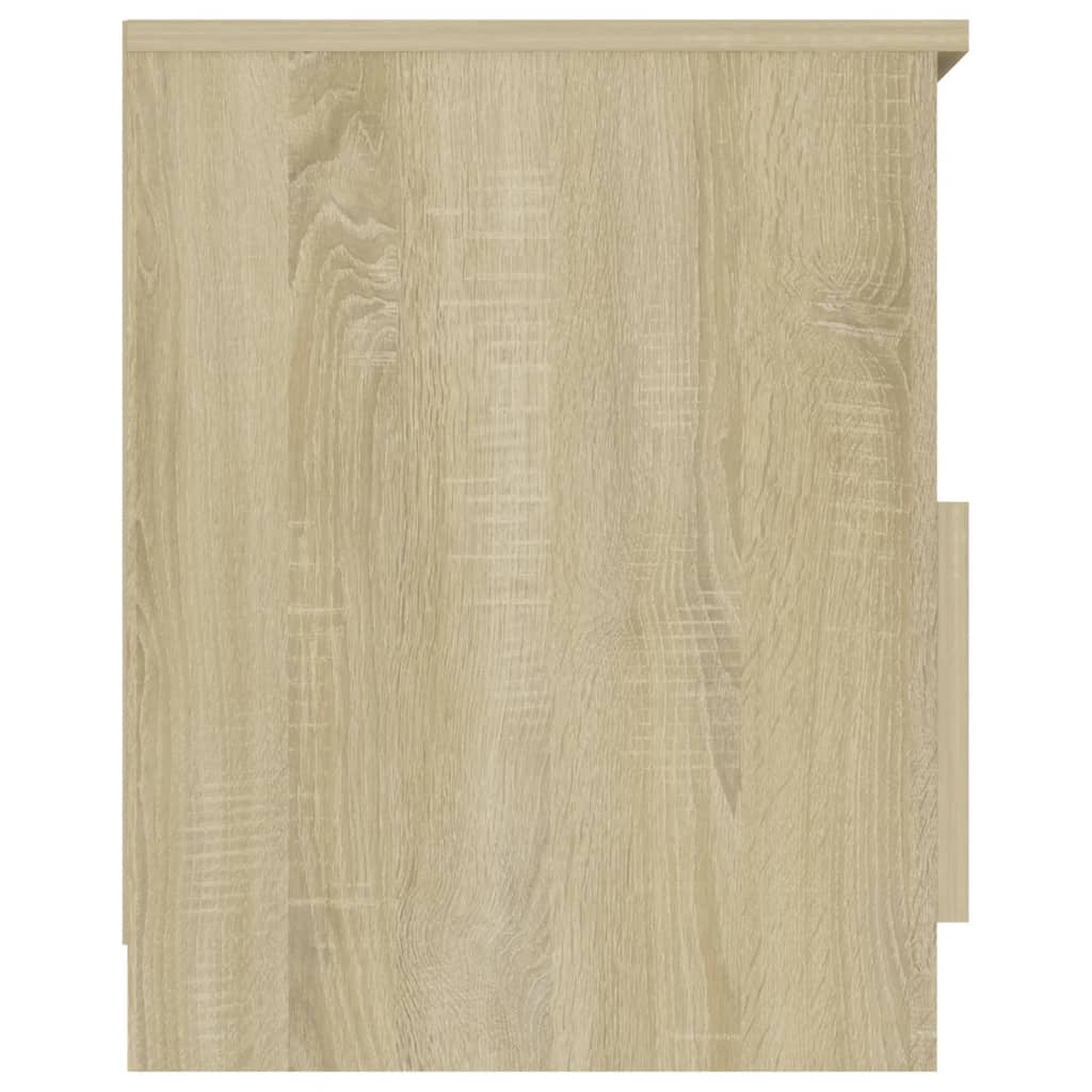 Nattbord Sonoma Eik 40X40X50 Cm Konstruert Tre