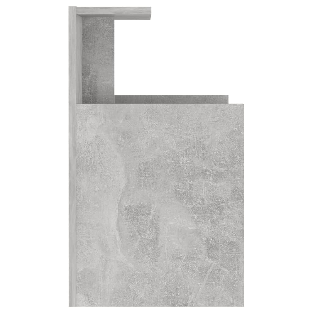 Nattbord Betonggrå 40X35X60 Cm Konstruert Tre