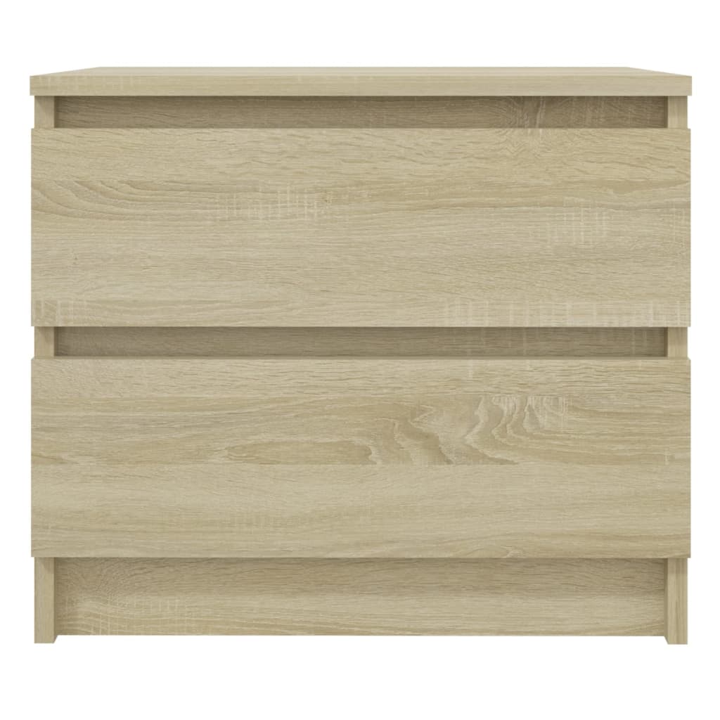 Nattbord Sonoma Eik 50X39X43,5 Cm Konstruert Tre