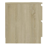 Nattbord Sonoma Eik 50X39X43,5 Cm Konstruert Tre