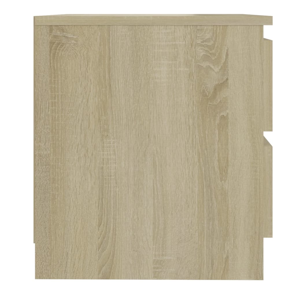 Nattbord Sonoma Eik 50X39X43,5 Cm Konstruert Tre